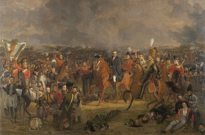 ワーテルローの戦い。 1824 作： Jan Willem Pieneman