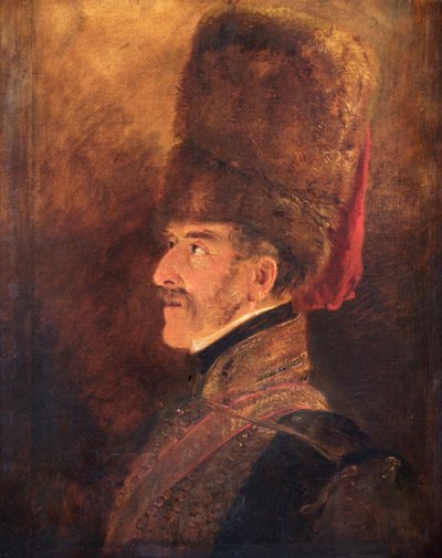 野戦軍人ヘンリー・ウィリアム・パジェット（第1代アングレシー侯爵）の肖像（1821年）。    作： Jan Willem Pieneman
