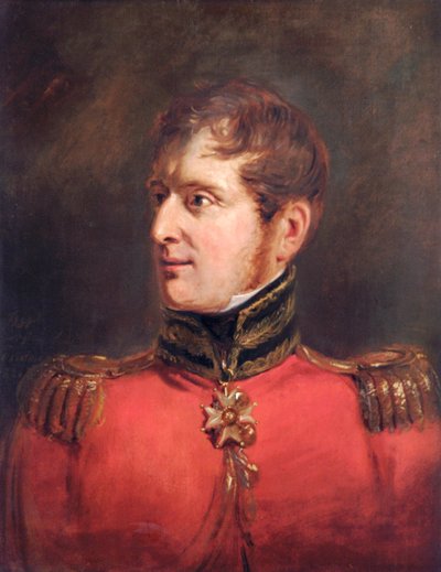 野戦元帥フィッツロイ卿の肖像 ジェームズ・ヘンリー・サマセット イギリス軍人 1821年 作： Jan Willem Pieneman