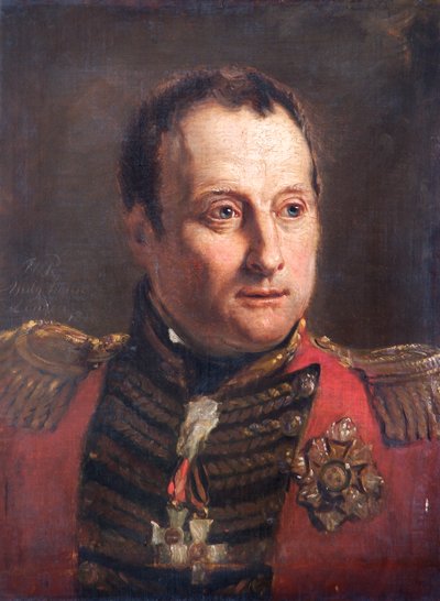 イギリス軍人ローランド・ヒル将軍の肖像（1821年 作： Jan Willem Pieneman