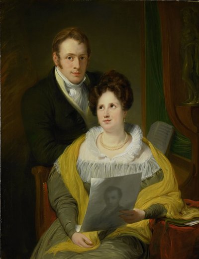 女と男の肖像 作： Jan Willem Pieneman