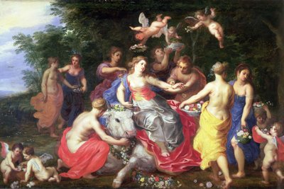 エウロパと雄牛 作： Jan and Balen Brueghel