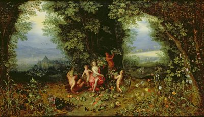 地球の寓話 作： Jan and Balen, Hendrik van Brueghel