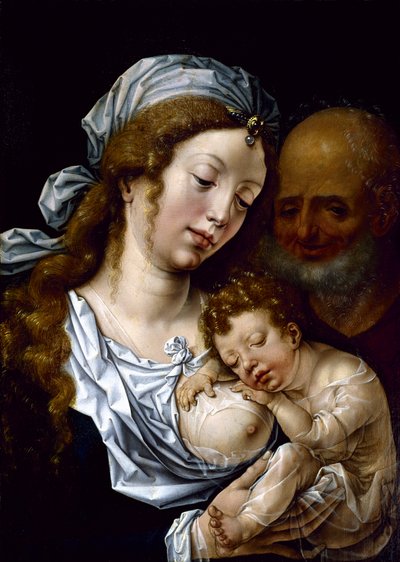 聖家族、16世紀初頭 作： Jan Gossaert
