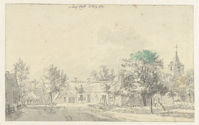 オダイクの村の眺め 作： Jan de Beijer