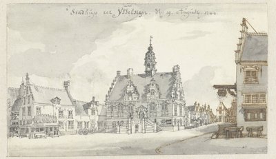アイセルシュタイン市庁舎の眺め 作： Jan de Beijer
