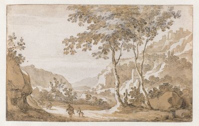 西側から見たアルバーノ 作： Jan de Bisschop (attributed to)