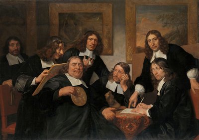 聖ルカギルドの総督、ハールレム、1675 作： Jan de Bray
