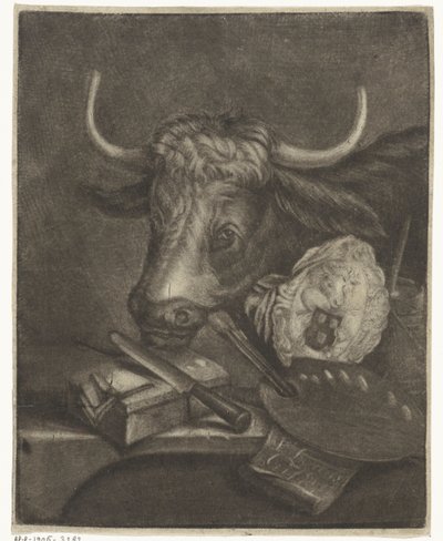セントルークのギルドの属性、1735 作： Jan de Groot