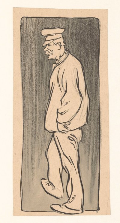 男性の姿 作： Jan de Waardt