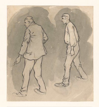 2人の労働者 作： Jan de Waardt