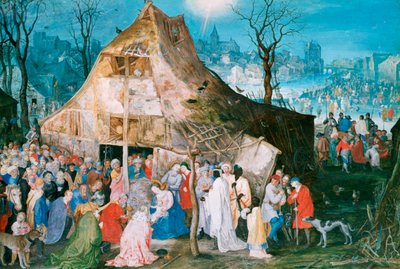 王家の礼拝、1598 作： Jan the Elder Brueghel