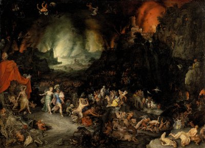 アンダーワールドのアイネイアス 作： Jan the Elder Brueghel