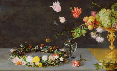 花と果物 作： Jan the Elder Brueghel