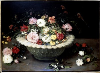 花瓶の花 作： Jan the Elder Brueghel
