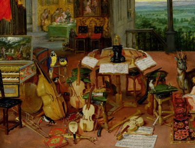 ヒアリング、1617年（55898の詳細） 作： Jan the Elder Brueghel