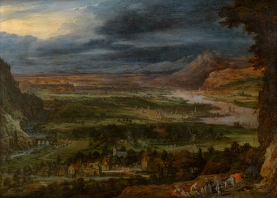 風景（油彩） 作： Jan the Elder Brueghel