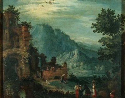 遺跡のある風景 作： Jan the Elder Brueghel