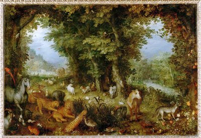Le Paradis terrestre - 地上の楽園 ... 作： Jan the Elder Brueghel