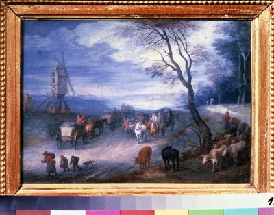""Paysage au moulin" (風車のある風景) De Velours (l
