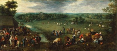 農民の生活 1621年頃 油彩・カンヴァス 作： Jan the Elder Brueghel