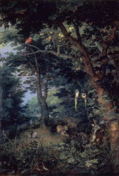 The Earthly Paradise &39;、ca 作： Jan the Elder Brueghel