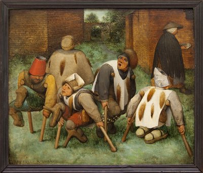 物乞い（パネルに油彩） 作： Jan the Elder Brueghel