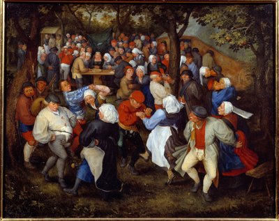 薔薇の宴、あるいは婚礼の舞。Jan I Brueghel Dit De Velours（1568-1625）の絵 Ec.フラム 作： Jan the Elder Brueghel