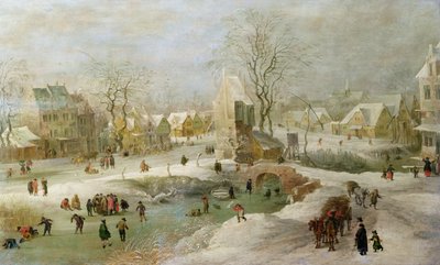 オランダの冬景色 作： Jan the Elder Brueghel