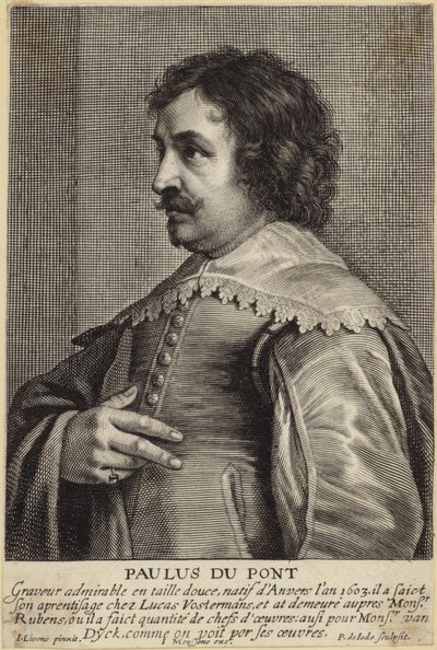 パウルスデュポンの肖像 作： Jan the Elder Lievens