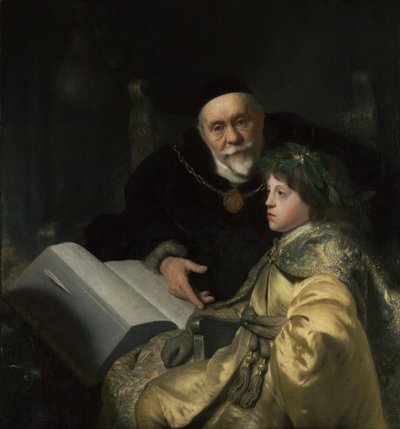 チャールズ・ルイス王子と彼のチューターWolrad von Plessen 作： Jan the Elder Lievens