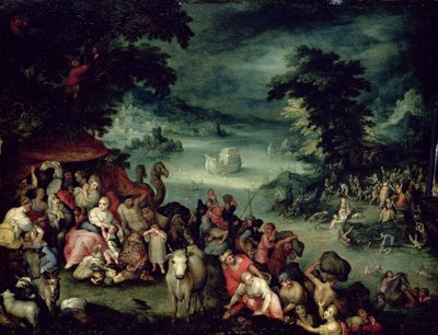 大洪水（銅の油） 作： Jan the Elder copy Brueghel
