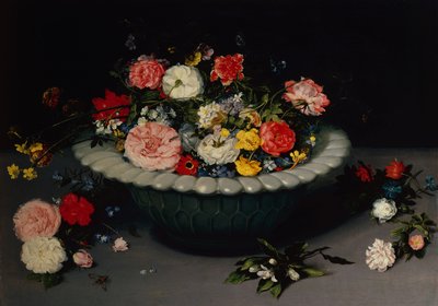 花の静物（パネルに油彩） 作： Jan the Younger Brueghel