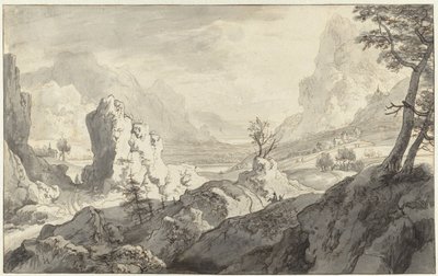 架空の山の風景 作： Jan van Aken