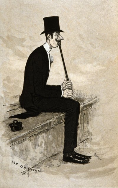パリの社交界の男 作： Jan van Beers