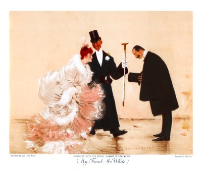 私の友人のホワイト氏、c1870-1920。 作： Jan van Beers