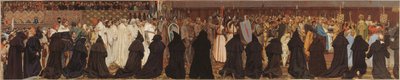 1127年4月22日、ブルージュのチャールズザグッドの葬儀 作： Jan van Beers