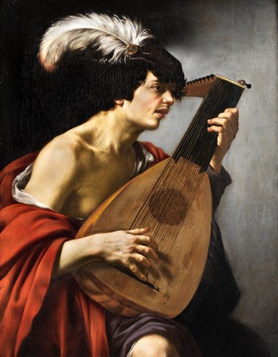 ヤン・ハーメンス・ファン・バイラート・ルーテニスト 作： Jan van Bijlert