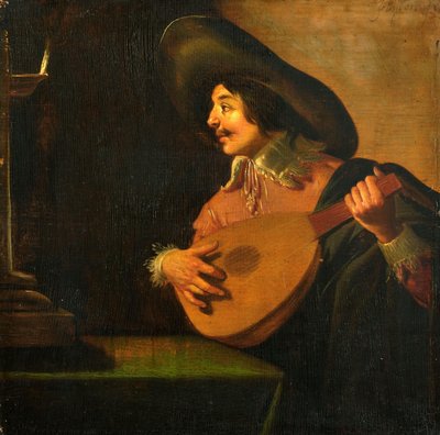 リュート奏者 作： Jan van Bijlert