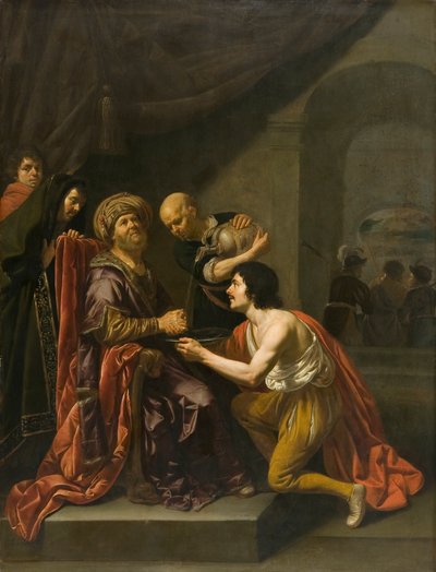 手を洗うピラト（油彩・パネル） 作： Jan van Bijlert or Bylert