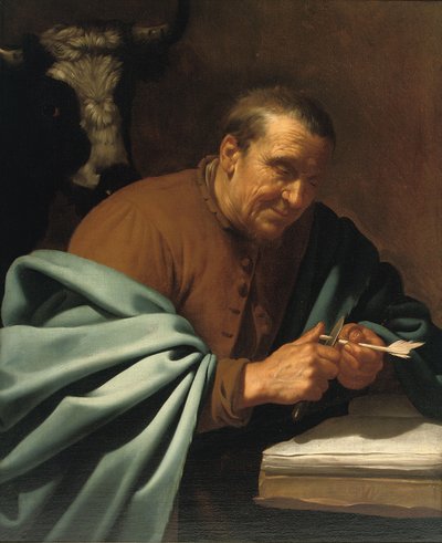 聖ルカ伝道者 作： Jan van Bijlert or Bylert