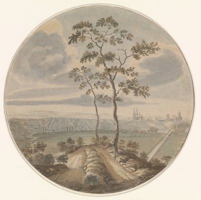 クリーブスの街の眺め 作： Jan van Call (I) (attributed to)