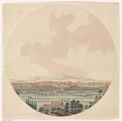 ローマの街と周辺の田園地帯の眺め 作： Jan van Call (I) (possibly)