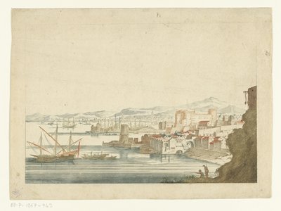 イタリアの港の眺め 作： Jan van Call (I)