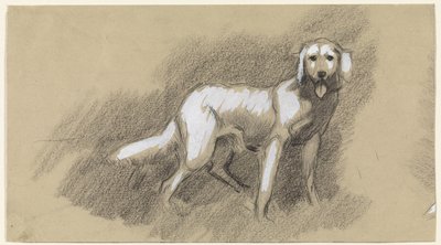 立ち犬 作： Jan van Essen