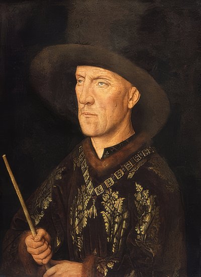 ボードウィン・ド・ランノワ。 UM 1436-38 作： Jan van Eyck