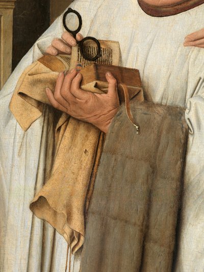 キャノン ヨリス ファン デル パエレと聖母子の詳細 作： Jan van Eyck