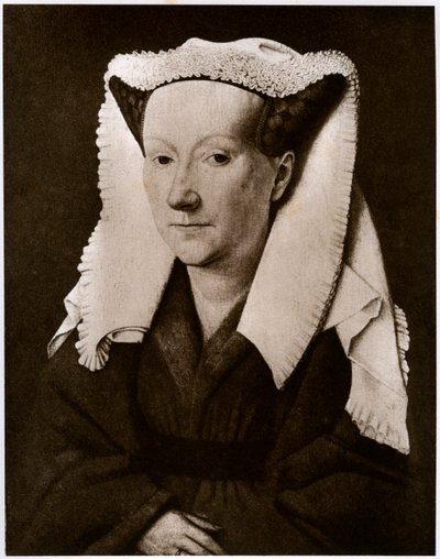 マーガレットファンエイクの肖像、1927年 作： Jan van Eyck