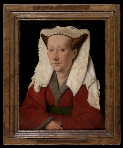 マーガレット・ファン・エイクの肖像 作： Jan van Eyck