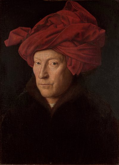男の肖像 作： Jan van Eyck